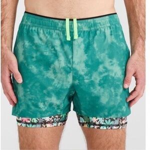 CHUBBIES Ultimate Training 5.5” Shorts The Primal Instinct Size XXL Green